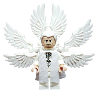乐高 lego 绝版稀有人仔零配件 天使 兜帽斗篷 火焰翅膀盔甲 身体