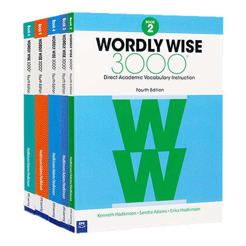 进口原版Wordly wise 3000词汇正版全套教材英文原版小学初高中常见词英语单词典KET剑桥托福PET雅思SAT1000200030004000核心词汇