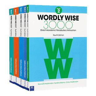 进口原版Wordly wise 3000词汇正版全套教材英文原版小学初高中常见词英语单词典KET剑桥托福PET雅思SAT1000200030004000核心词汇
