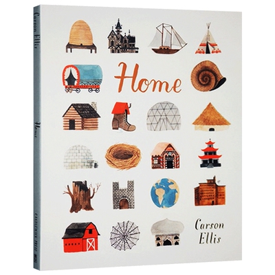 各种各样的家 英文原版绘本 Home 世界各地的家 精装 Carson Ellis 卡森埃利斯 英文版进口原版英语书籍