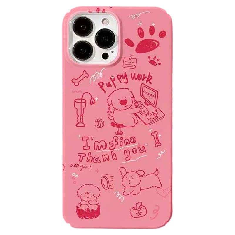 可爱小狗猫咪创意趣味防摔保护套