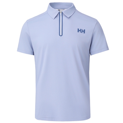 HH舒适速干半拉连短袖POLO衫