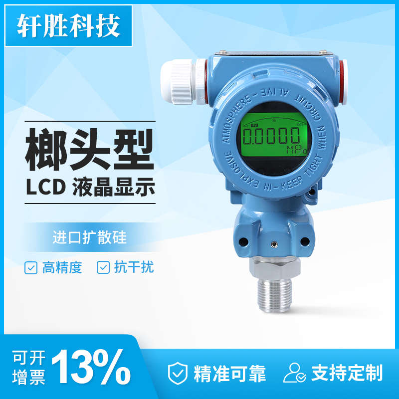 YB-2088 液晶数显压力变送器 防爆型高精度数显压力变送器 传感器