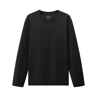 蕉内凉皮502Cool男士速干棉感透气防晒圆领长袖机能T恤白色打底衫