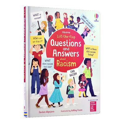 英文原版 Usborne Lift-the-Flap Questions and Answers about Racism 你问我答科普翻翻书 种族主义 英文版 进口英语原版书籍