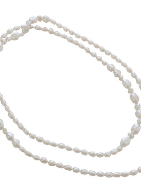 天然珍珠长款毛衣链项链毛衣链