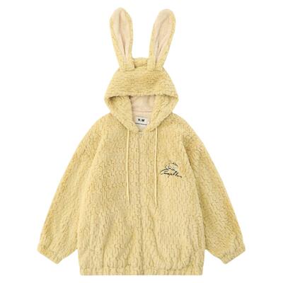 微醺的感觉棉服加厚羊羔绒外套