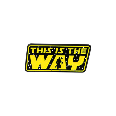 胸针2021年新款This is the way个性创意徽章配饰别针扣固定衣服