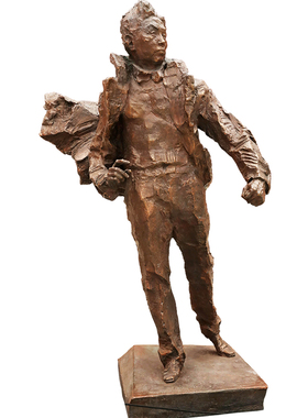 抽象艺术聂耳音乐家玻璃钢校园