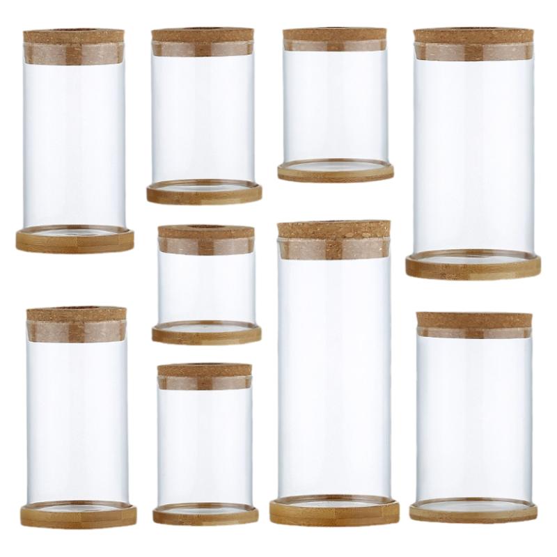 欧式玻璃花瓶透明水培植物客厅装饰摆件办公桌插花瓶水养植物器皿