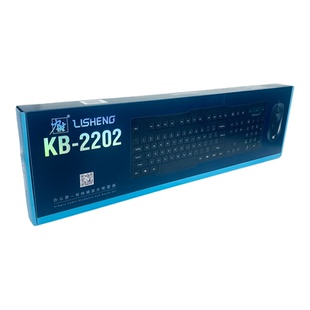 力胜KB202 2202台式笔记本电脑办公家用网吧电竞游戏键盘有线USB