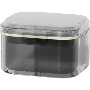 便携假牙收纳盒牙套矫正器保持器义齿清洗小盒子老年人全口食品级