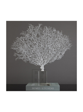 轻奢新中式金红珊瑚海铁树海螺