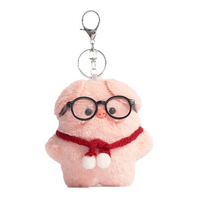 粉色小猪毛绒书包包毛绒公