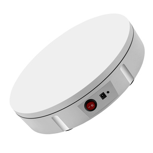 晴美自动电动转盘旋转展示台淘宝视频直播拍摄饰品展示架模特展台