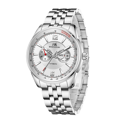 上海商务日历自动机械表