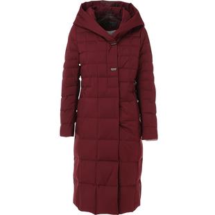 乔万尼冬季新款商场羽绒服女白鸭绒时尚轻薄中长款直筒显瘦外套