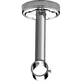 晾衣杆吊座阳台家用不锈钢吊杆架吊通底座支架凉衣配件固定托顶装