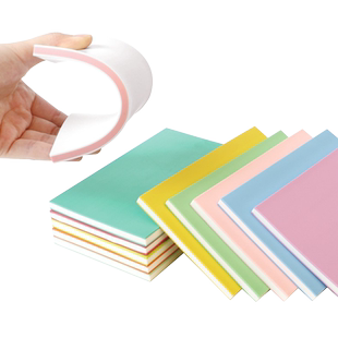 三层彩色夹心雕刻橡皮章新手练习款15x10x0.8不可揭夹心橡皮章橡皮砖套装大号学生DIY版画藏书票