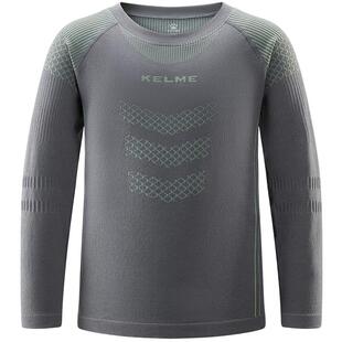 KELME卡尔美儿童速干衣套装运动长袖2025冬季针织训练打底男女童