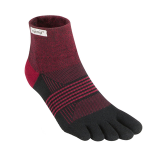 injinji五指袜加厚中筒户外coolmax男女透气速干越野跑登山运动袜