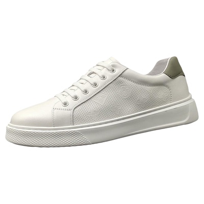 奇安特真皮板鞋男款潮流百搭欧洲站男鞋男士小白鞋轻奢高端免系带