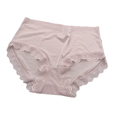 冰丝内裤女适合80-120斤速干透气性感无痕舒适包臀中腰三角裤