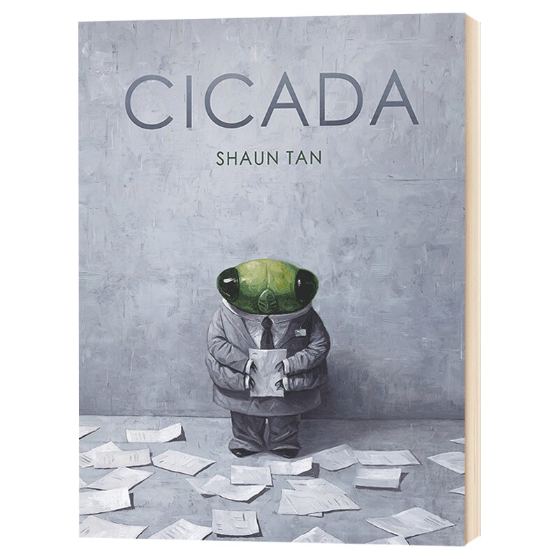 蝉 陈志勇 英文原版 精装绘本 Cicada Shaun Tan 精装 同作者获奖作品 The Arrival 英文版 进口原版英语书籍外文小说
