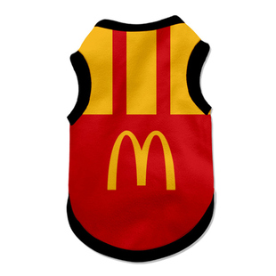 麦当劳叔叔同款小丑服薯条汉堡联名宠物背心狗狗猫咪比熊衣服