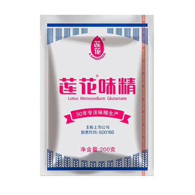 老牌莲花味精家用调味料小袋味素颗粒粉小包粮食酿造炒菜煲汤增鲜