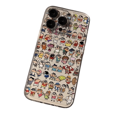 保护壳硅胶Apple表情包可爱透明