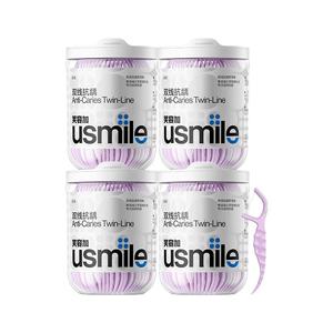 笑容加usmile二合一双牙线棒100支