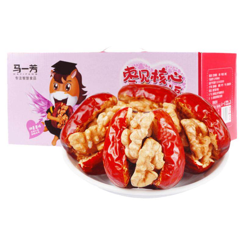 马一芳原味红枣夹核桃3斤礼盒装
