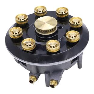 九头9枪猛火灶天然气煤气灶具新款增压技术改装九腔炉头维修配件