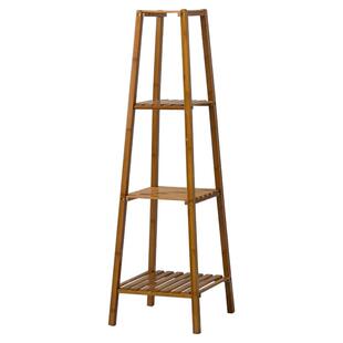 竹梯形室内花架子客厅多层置物架绿萝多肉花盆架简约阳台条形花架