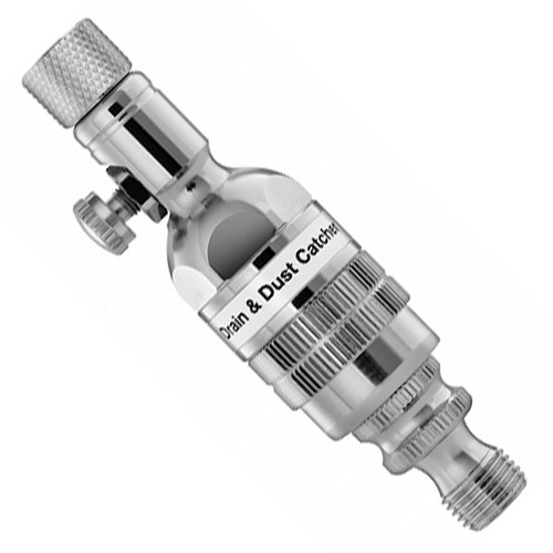 GUNZE君士喷笔用可调压旋钮空气过滤器水隔PS288带风调filter