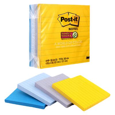 3m横线带胶645sl多色可选告示贴