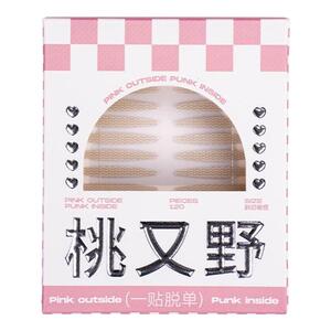 桃又野双眼皮贴女隐形自然无痕肿眼泡专用蕾丝斜切橄榄超自然美目