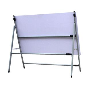 大型伸缩展板架子移动宣传栏折叠立式落地防风公告栏广告牌海报架