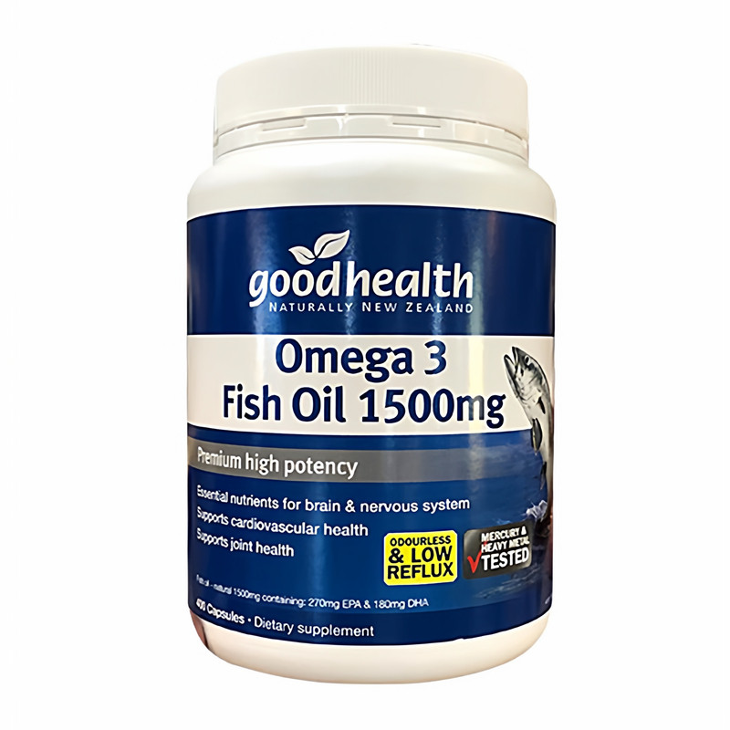 现货新西兰好健康中老年深海鱼油goodhealthomega3 高含量400粒