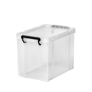 日本天马ROX系列收纳箱家用超大衣服整理箱透明塑料大容量周转箱