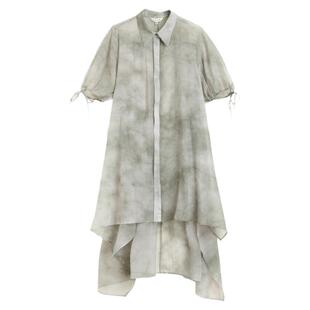 蒲PUKKA文艺衬衫连衣裙女春夏季宽松原创设计感休闲裙子