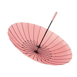 24骨遇水开花雨伞女长柄直杆大号防风高颜值ins双人男学生花雨伞