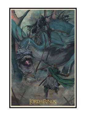 指环王MONDO魔戒电影海报装饰画