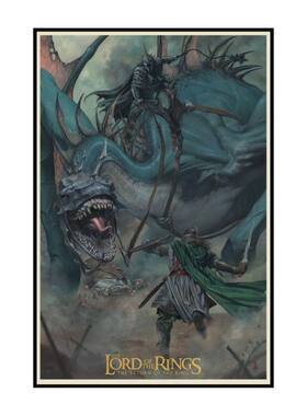 指环王MONDO魔戒电影海报装饰画