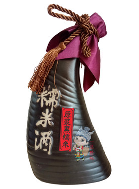 贵州特产苗家牛角原浆糯米酒