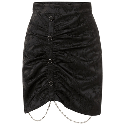 【奥莱】MAXRIENY高腰包臀裙秋季复古半身裙短裙