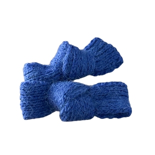 蓝调时刻！打结蝴蝶结发夹！高级感刘海夹毛线碎发夹盘发器侧边夹