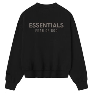Fear of God Essentials 25SS Drop2 LOGO拉丝烫标印花圆领卫衣