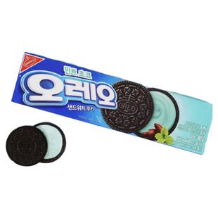 5件包邮韩国进口OREO奥利奥薄荷奶油夹心曲奇饼干草莓巧克力饼干